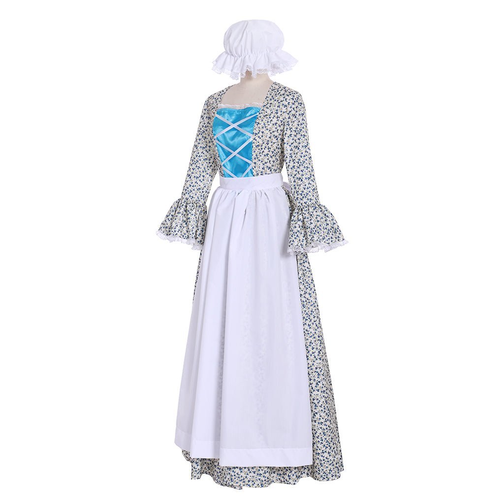Vestido Vitoriano Pioneiro Pradera Floral para Mulheres Vestido Lolita para Eventos Temáticos - Estrela Cosplay