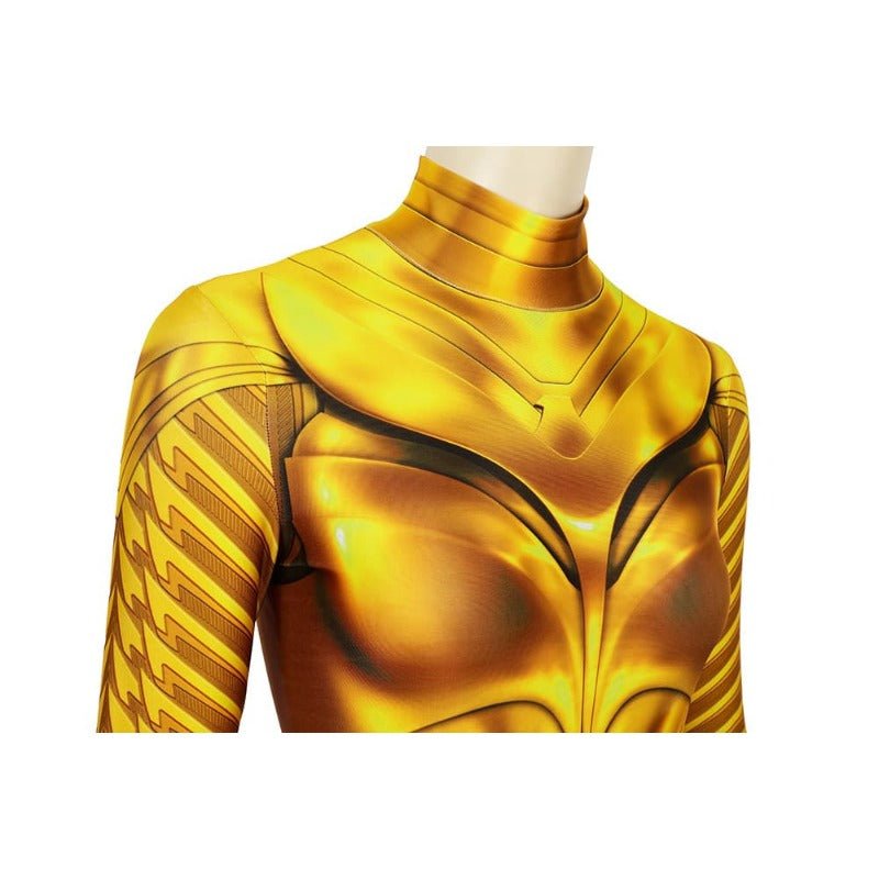 Fantasia de Mulher Maravilha em Macacão de Spandex Estampado para Halloween e Festas - Estrela Cosplay