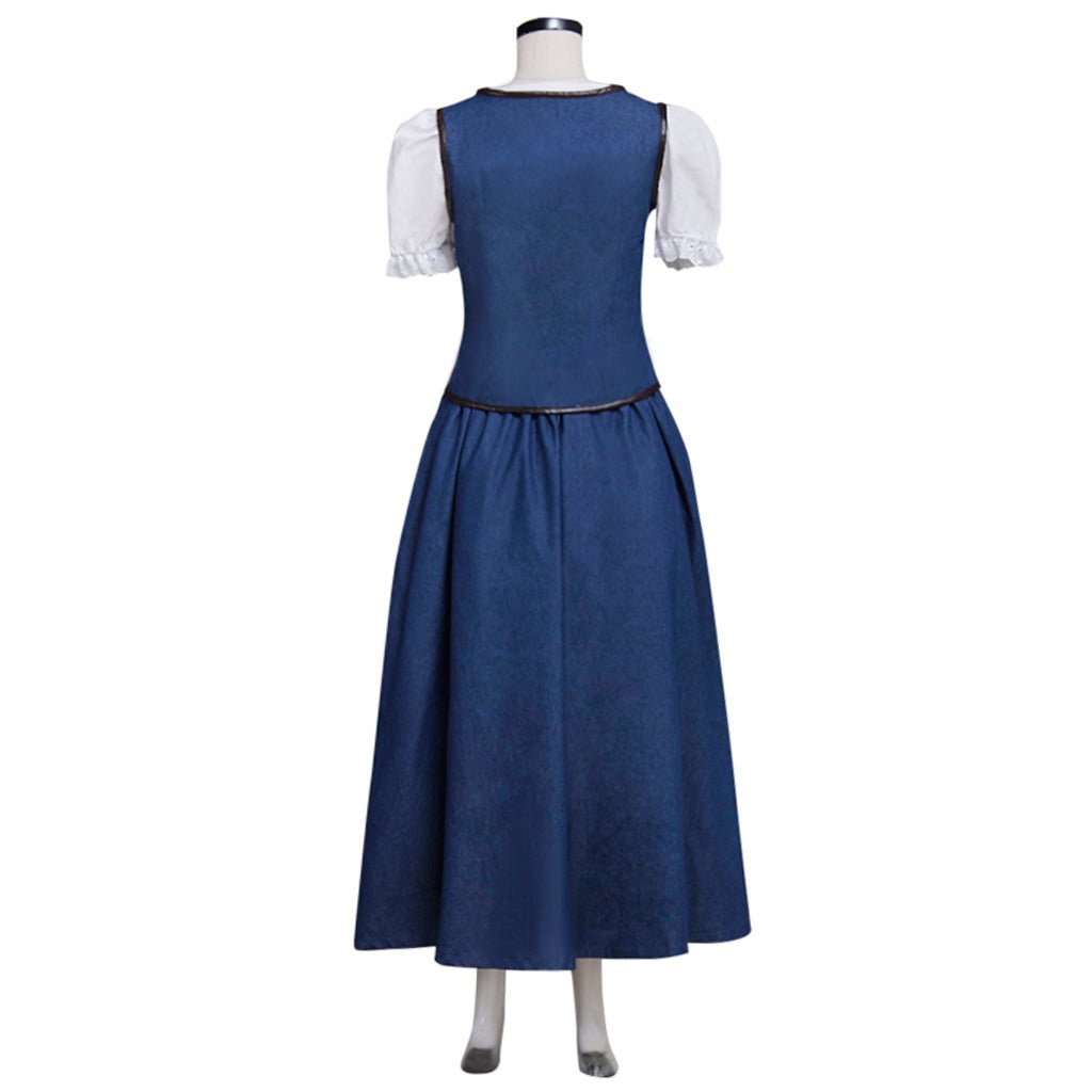 Vestido de Cosplay Belle Era Uma Vez para Mulheres Adultas - Perfeito para Halloween e Carnaval - Estrela Cosplay