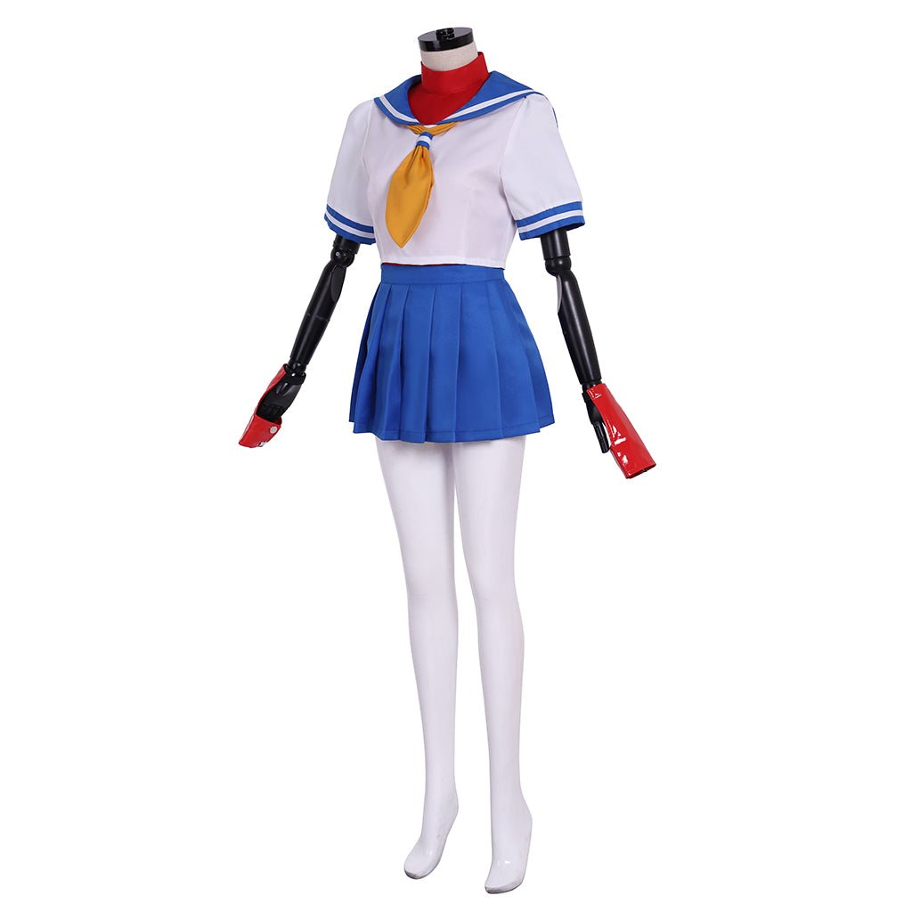 Uniforme de Cosplay Sakura Kasugano Street Fighter | Série de Cosplay de Jogo - Estrela Cosplay
