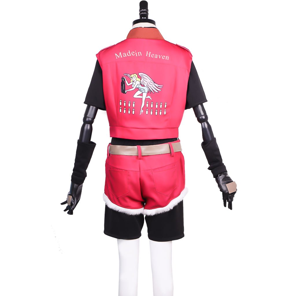 Fantasia de Claire Redfield para Mulheres - Casaco, Camisa, Shorts com Cinto - Estrela Cosplay