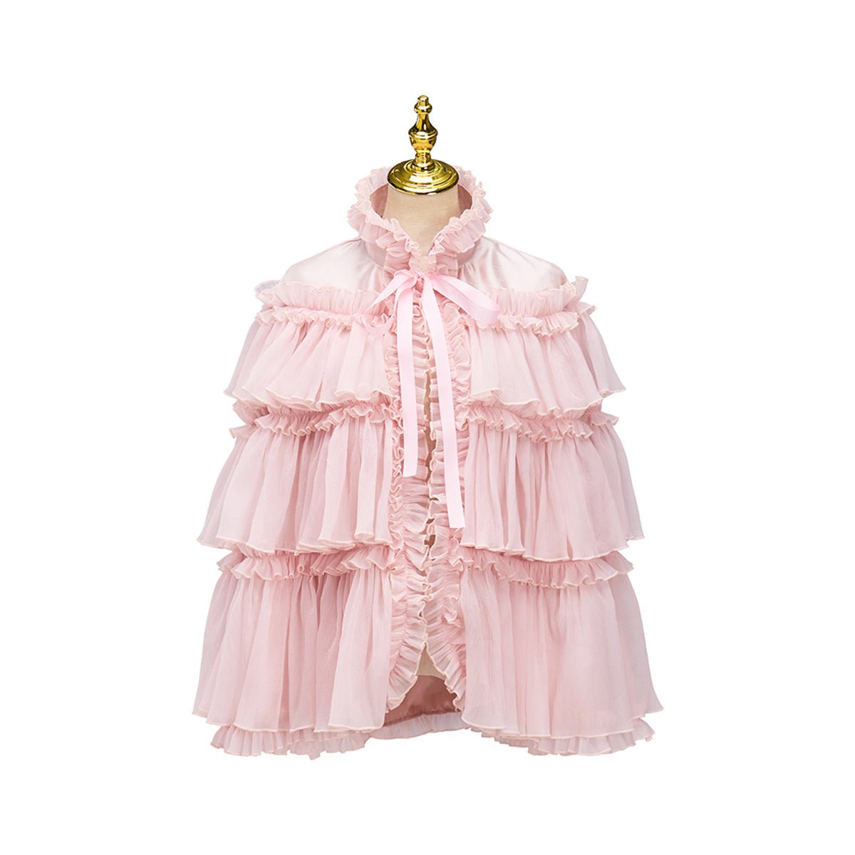 Capa Rosa de Comprimento Médio para Cosplay - Inspirada em Anime - Estrela Cosplay