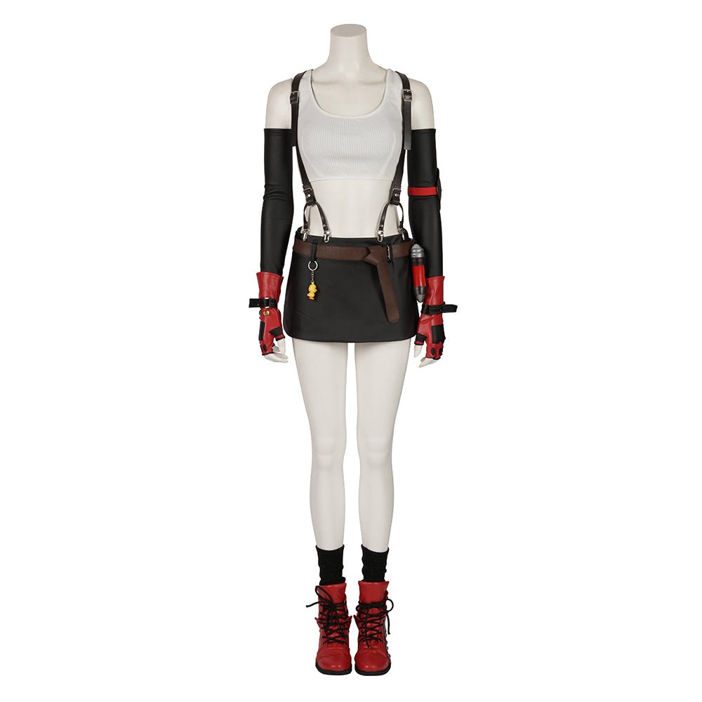 Fantasia Cosplay Tifa Lockhart Final Fantasy VII Remake - Traje de Jogo de Alta Qualidade - Estrela Cosplay