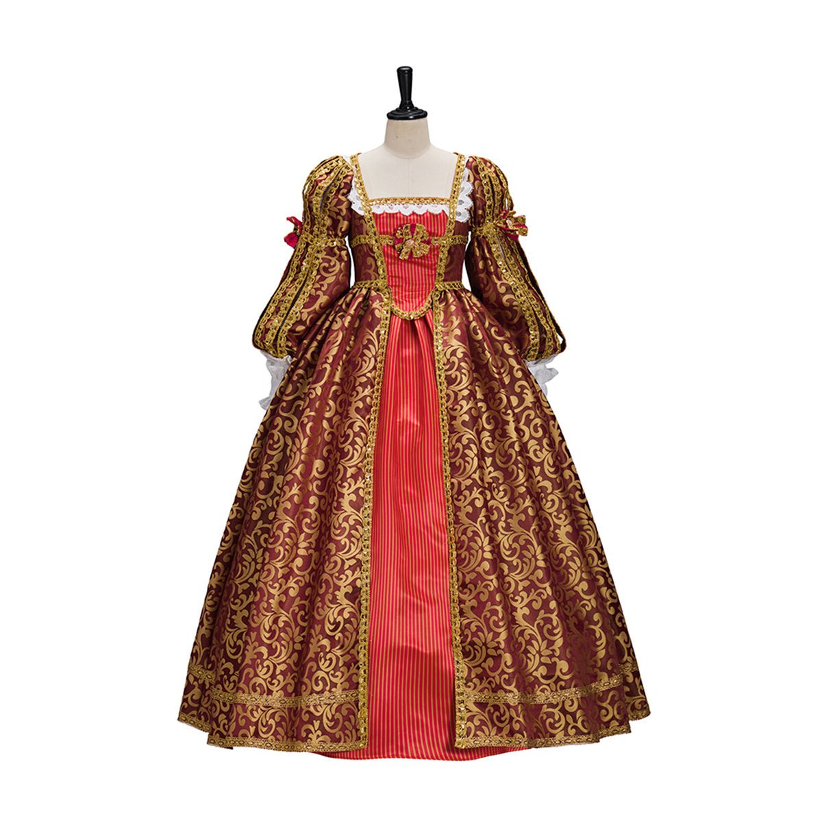 Traje de Cosplay Nobreza Real com Capuz e Capa – Elegante Vestido de Fantasia para Entusiastas de Cosplay - Estrela Cosplay