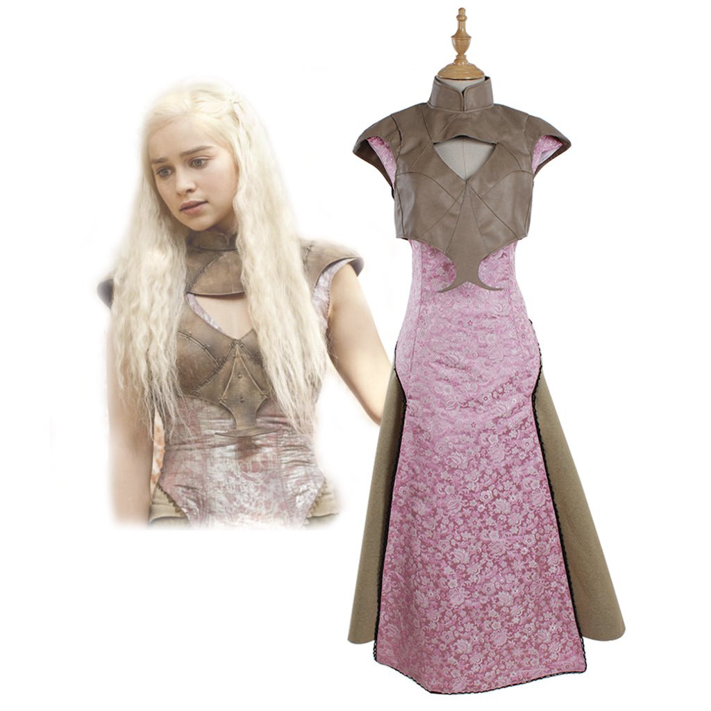 Fantasia Daenerys Targaryen para Mulheres | Vestido para Festa de Halloween - Estrela Cosplay