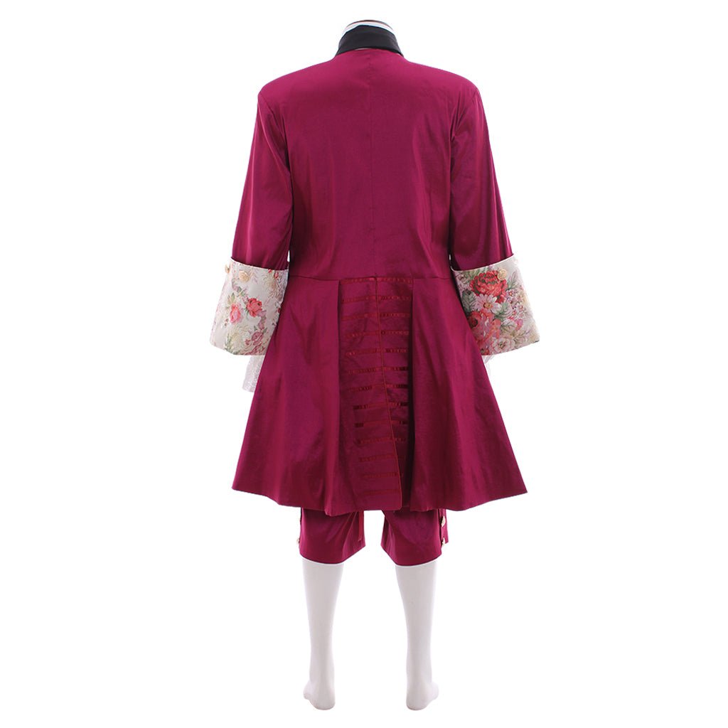 Traje Barroco Rococó Roxo para Homens | Elegante Fantasia de Cosplay para Casamentos e Festas - Estrela Cosplay
