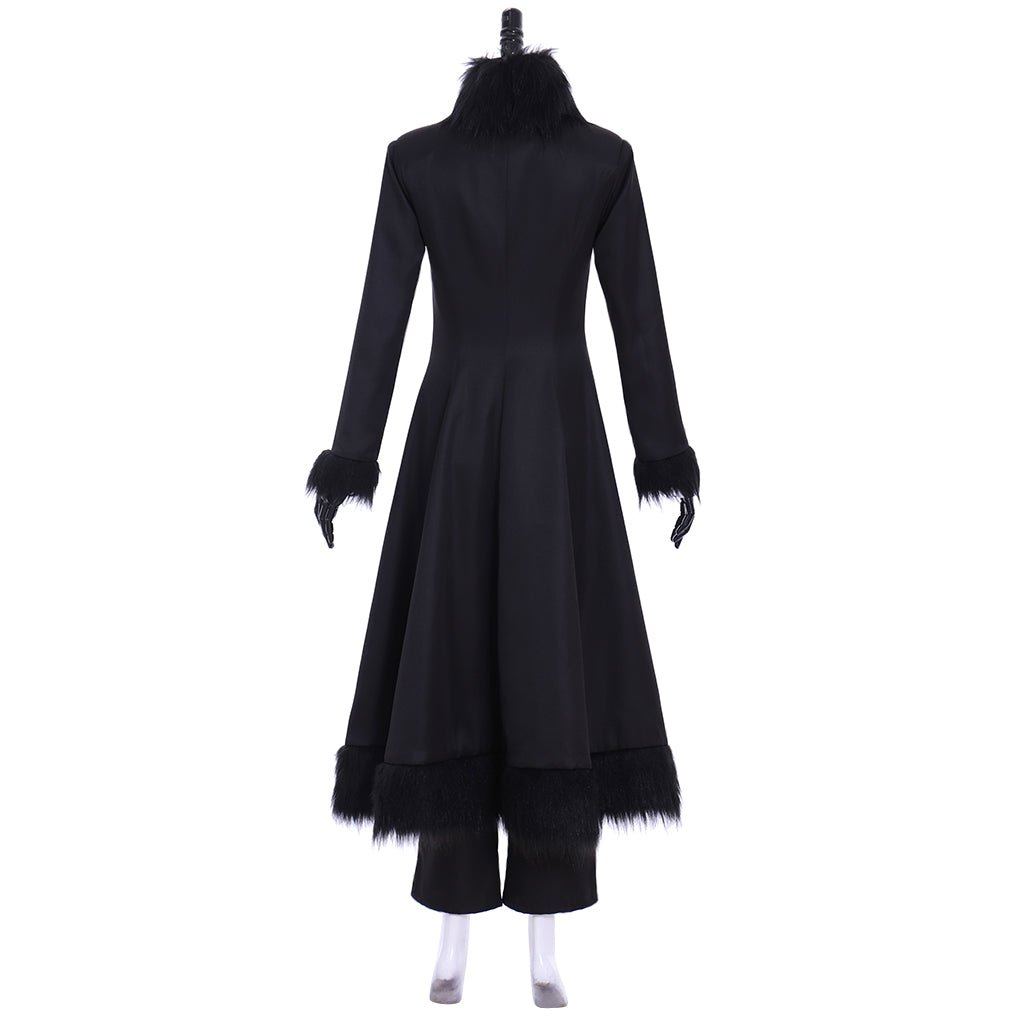 Fantasia de Cosplay Cynthia Pokémon Sol e Lua - Terno Completo Preto - Estrela Cosplay