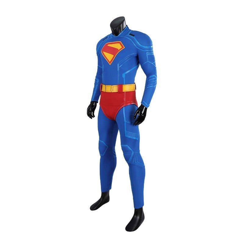 Fantasia de Cosplay Super-Herói Clark Kent - Macaquinho Azul com Capa Vermelha - Estrela Cosplay