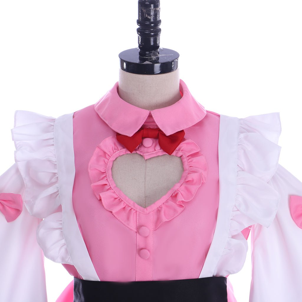 Traje de Empregada Cosplay Kanroji Mitsuri de Demon Slayer - Estrela Cosplay