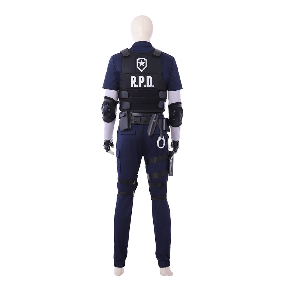 Traje de Cosplay Leon S. Kennedy Resident Evil 2 Remake - Alta Qualidade - Estrela Cosplay