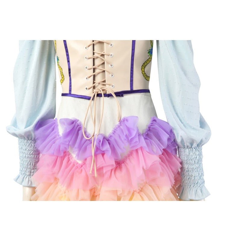 Vestido de Cosplay Lucy Gray Baird - A Balada dos Pássaros e das Serpentes Fantasia de Halloween - Estrela Cosplay