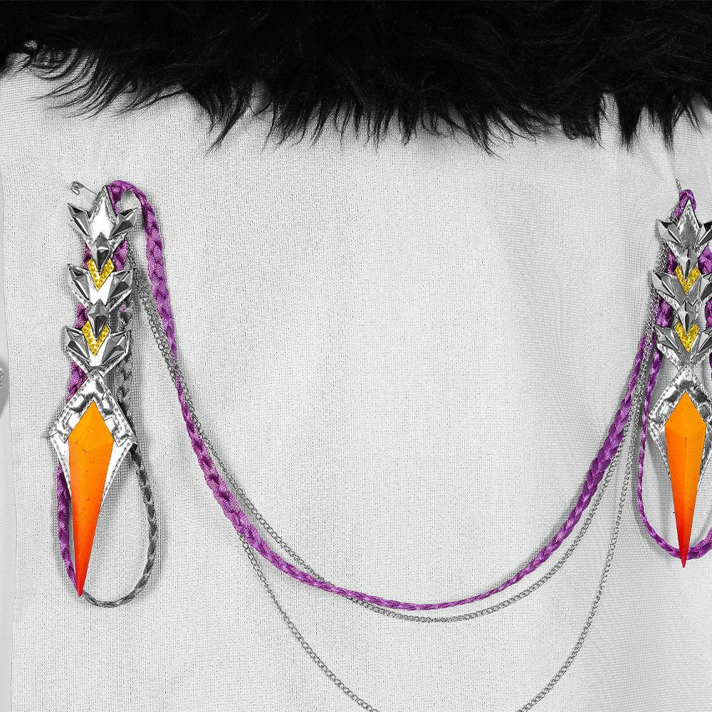 Fantasia Genshin Impact Capa Fatui Pierr Pantalone Tartaglia Traje Arlequim Doutor Sandrone Columbina Capa Regretor - Estrela Cosplay