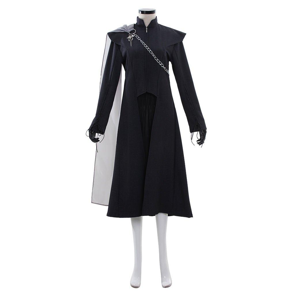 Fantasia de Daenerys Targaryen para Natal | Vestido Medieval e Capa Preta - Estrela Cosplay