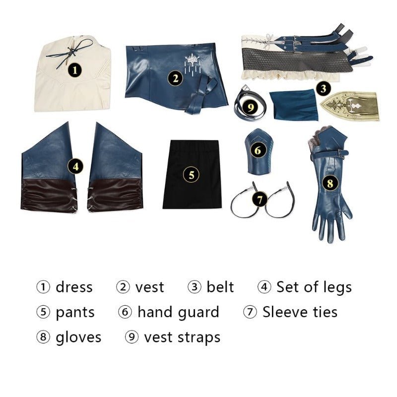 Traje de Cosplay FF16 Jill Warrick | Fantasia Inspirada em Final Fantasy XVI - Estrela Cosplay