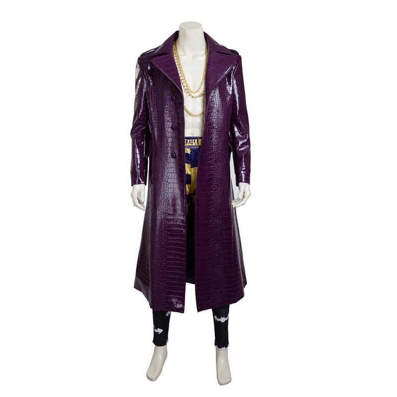 Fantasia Cosplay Joker Versão Melhorada do Suicide Squad - Réplica Premium do Filme - Estrela Cosplay