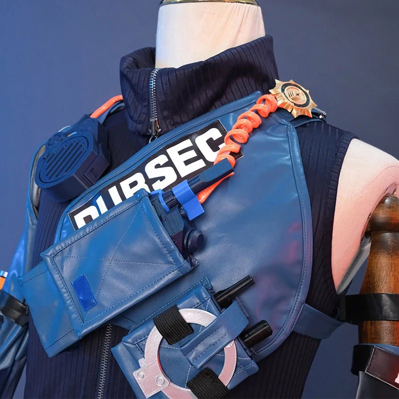 Fantasia de Cosplay Seth Lowell de Zenless Zone Zero - Traje de Oficial Novato para Homens - Estrela Cosplay