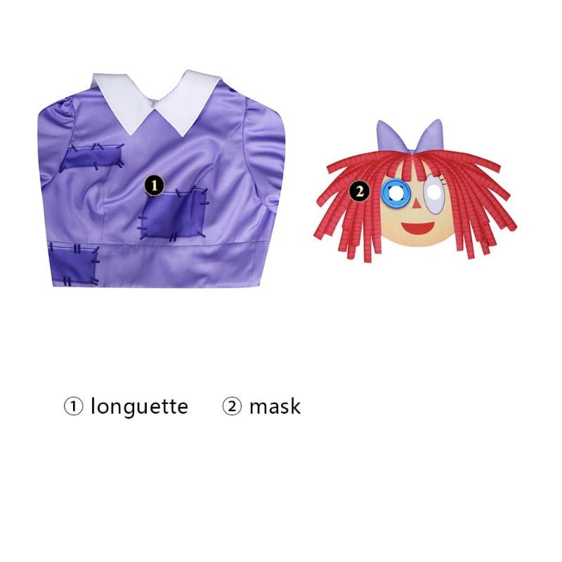 Fantasia de Cosplay Personalizada Ragatha do Incrível Circo Digital para Adultos - Estrela Cosplay