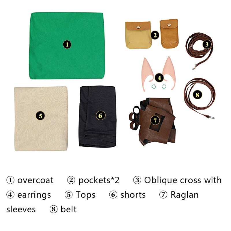 Fantasia de Link de Breath of the Wild 2 para Adultos - Halloween e Cosplay - Estrela Cosplay