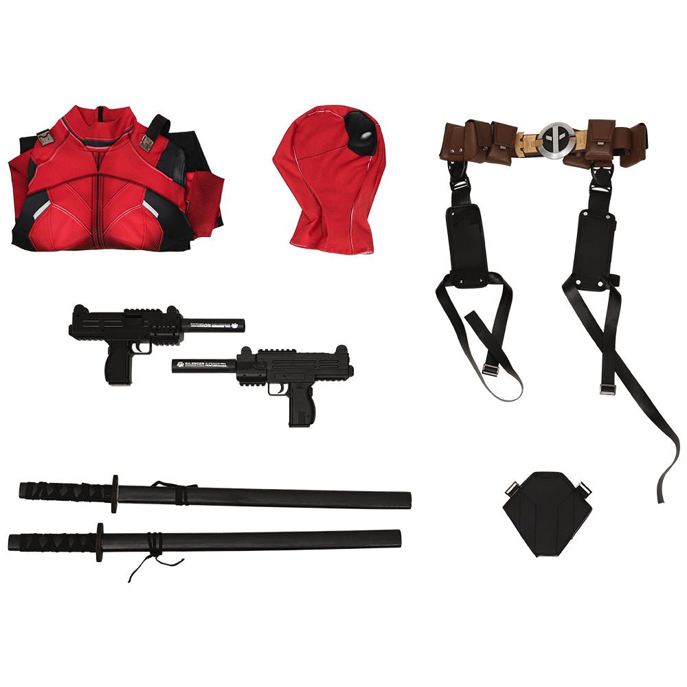 Blusa de Capuz de Cosplay Deadpool 3 – Versão Mulher, Inspirada em Deadpool e Wolverine - Estrela Cosplay