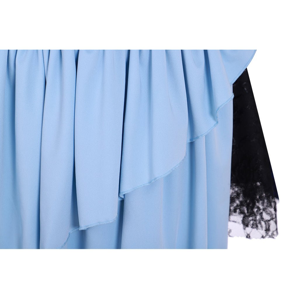 Fantasia Final Fantasy X-2 Yuna Lenne Song com Brinco Conjunto para Mulheres - Estrela Cosplay