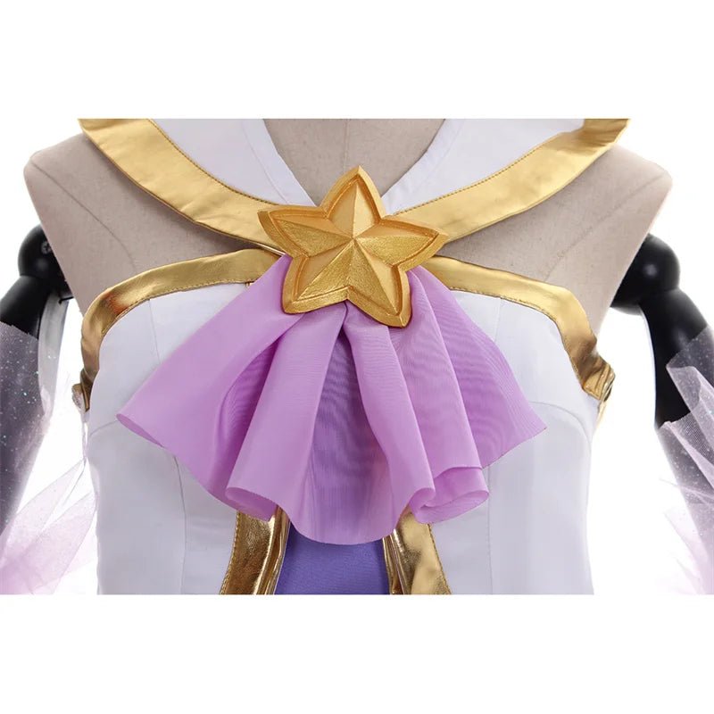 Fantasia de Cosplay Janna Guardião Estelar LOL - Uniforme Feminino para Halloween e Festas - Estrela Cosplay