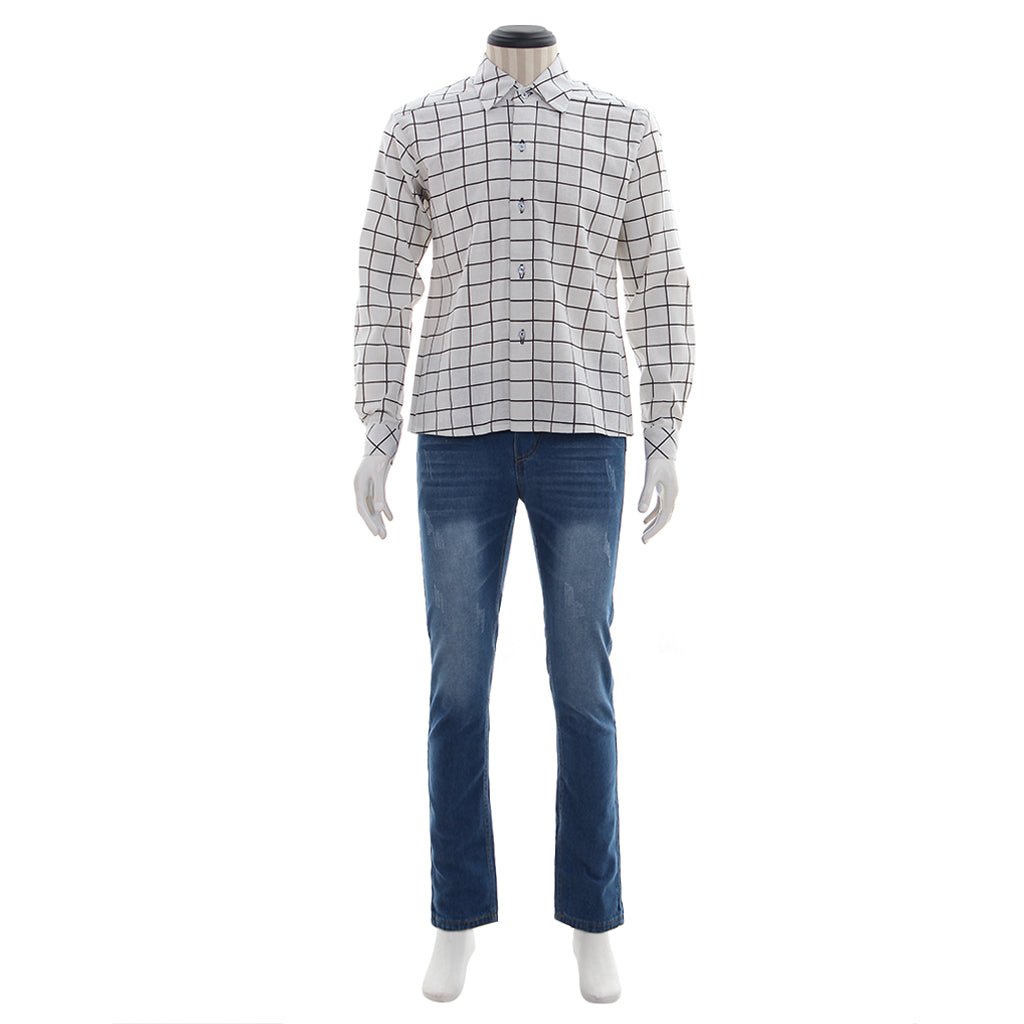 Fantasia de Cosplay Back to the Future - Jaqueta Laranja, Branca e Vermelha - Estrela Cosplay