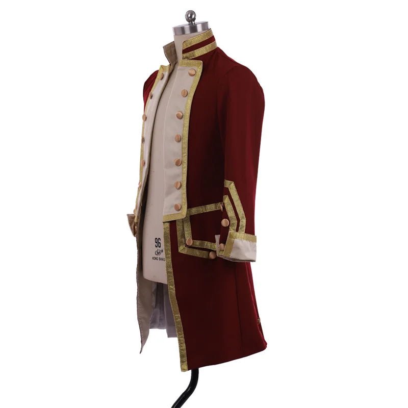 Casaco Militar Colonial do Século 18 | Uniforme de George Washington para Cosplay - Estrela Cosplay