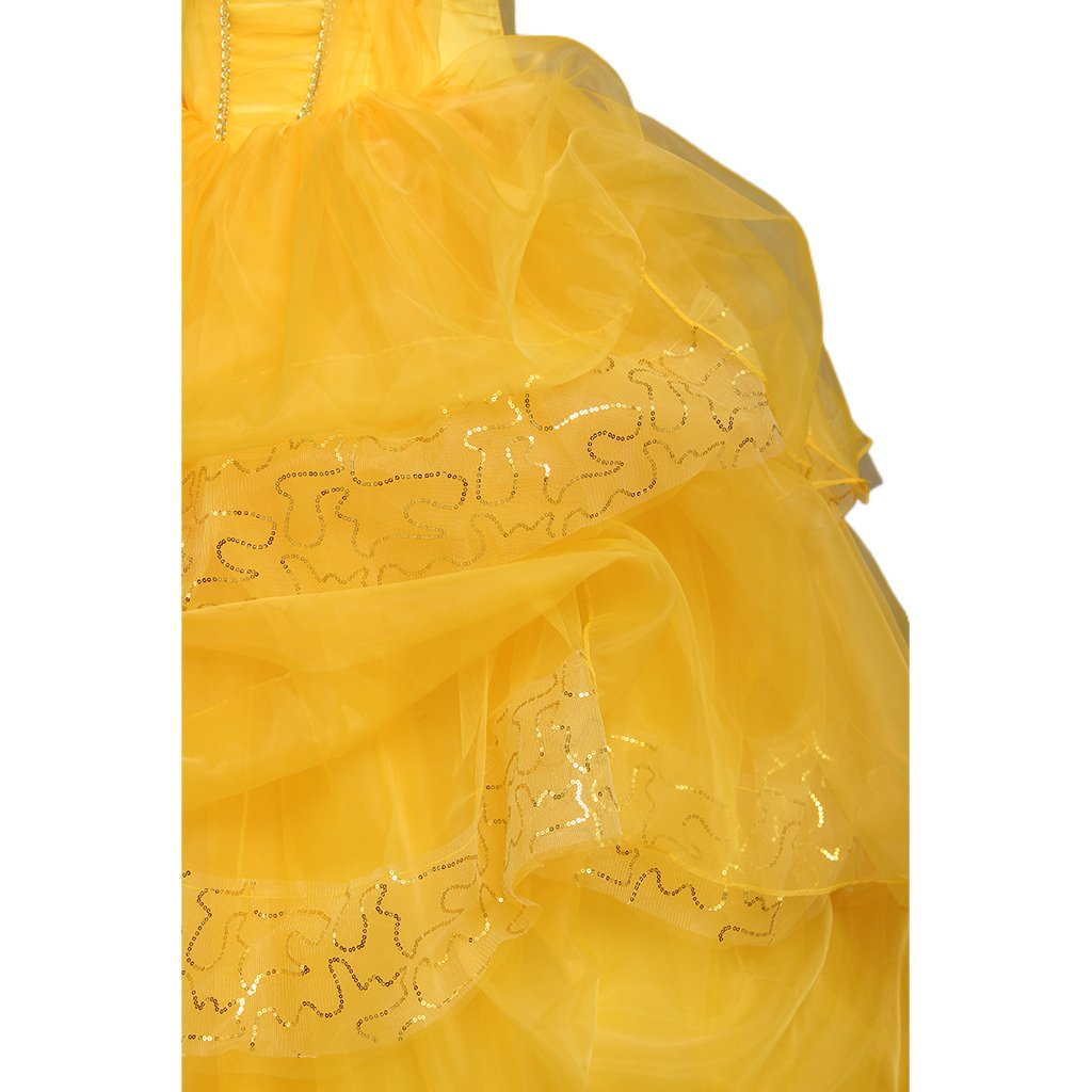 Fantasia Princesa Belle Cosplay | Vestido Adulto Princesa Disney Belle para Halloween e Festas Temáticas - Estrela Cosplay