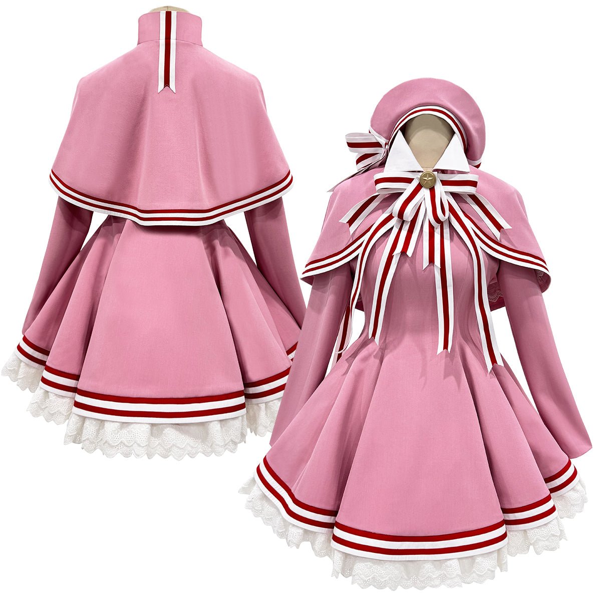 Traje de Cosplay Kinomoto Sakura de Cardcaptor Sakura: Clear Card Arc - Estrela Cosplay
