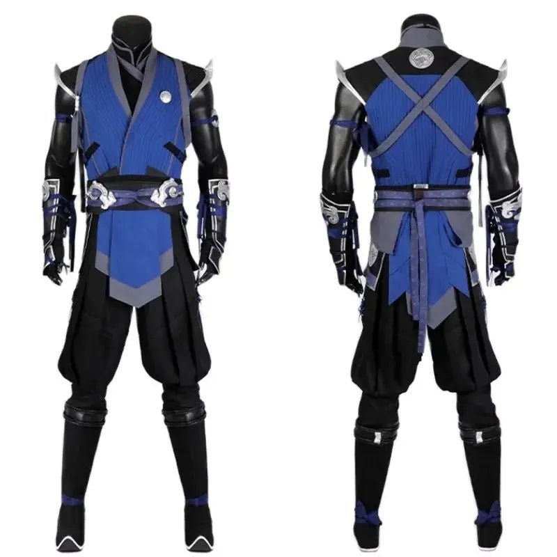 Traje de Cosplay Sub-Zero Mortal Kombat para Homens - Fantasia de Halloween e Carnaval - Estrela Cosplay