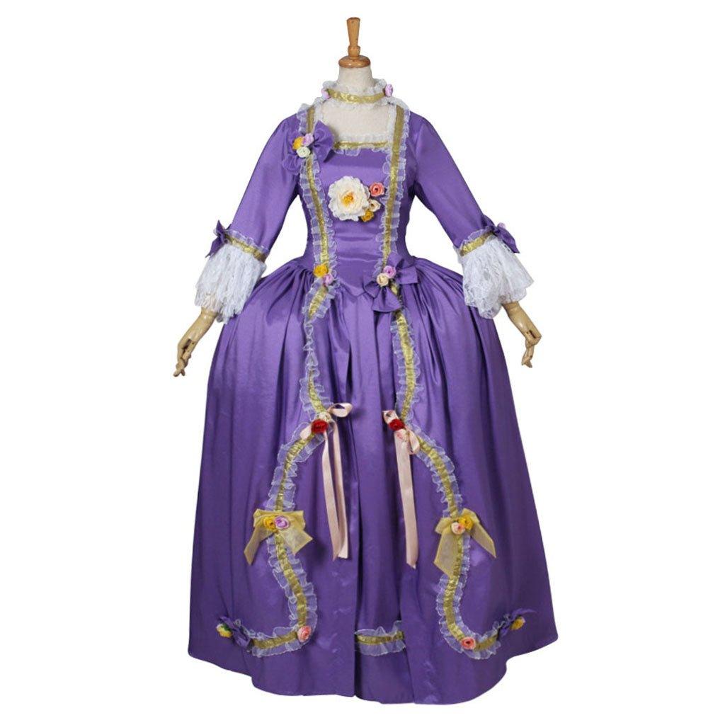 Vestido Histórico Gótico Vitoriano Rococó para Mulheres | Fantasia Elegante para Cosplay, Festas, Halloween e Apresentações - Estrela Cosplay