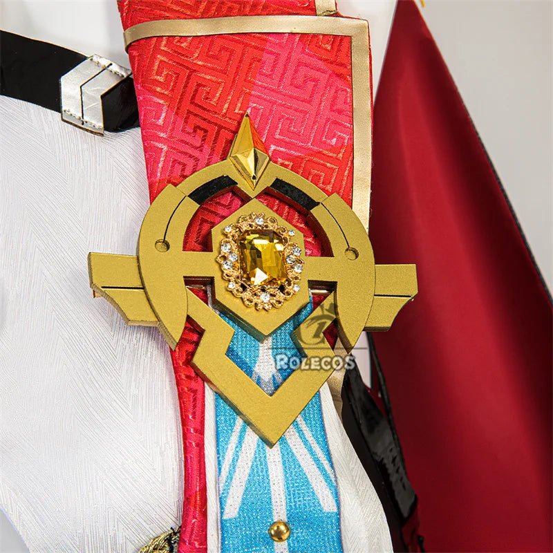 Traje de Cosplay Topaz & Numby de Honkai Star Rail para Mulheres - Macacão Completo com Capa - Estrela Cosplay