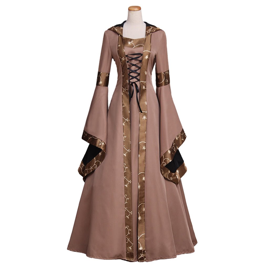 Vestido Retro Medieval para Halloween, Carnaval e Cosplay - Traje Nobre Vitoriano Tudor Espanhol - Estrela Cosplay