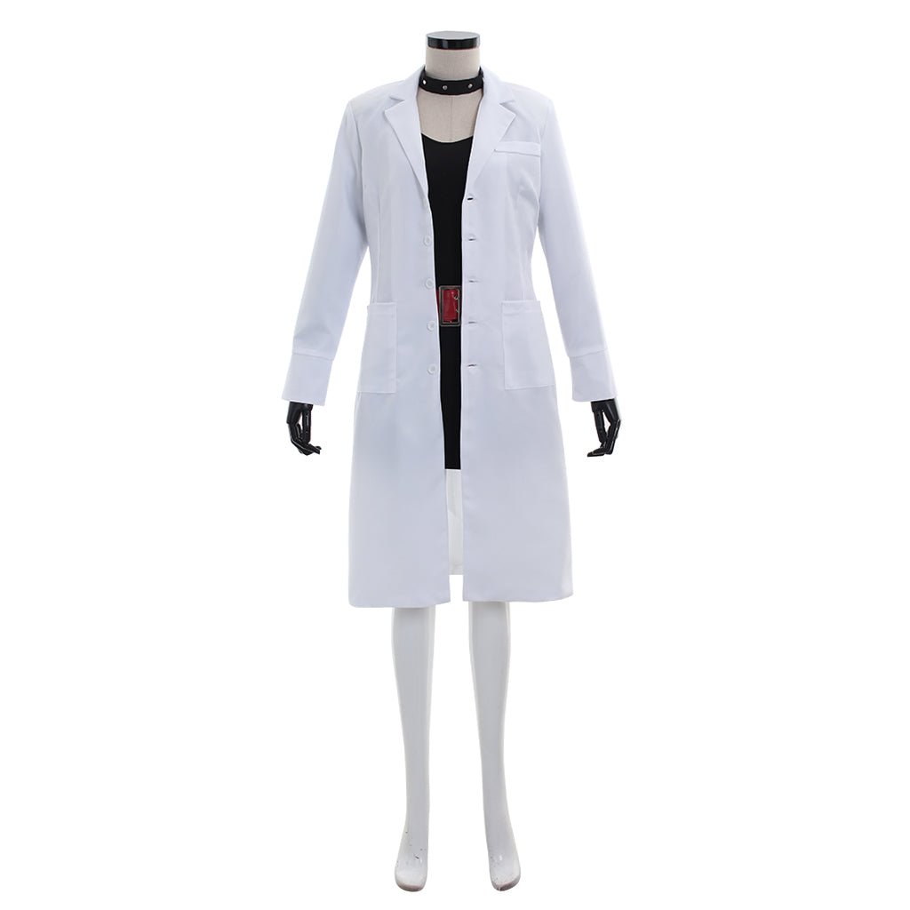 Conjunto de Cosplay Tae Takemi de Persona 5 – Vista a Infame Médica Gótica - Estrela Cosplay