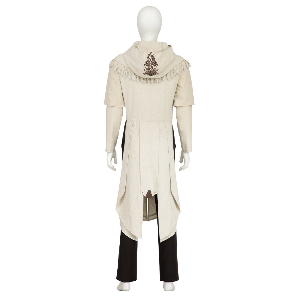 Fantasia Premium de Basim Ibn Ishaq - Assassin's Creed Mirage - Conjunto Completo com Sapatos - Estrela Cosplay