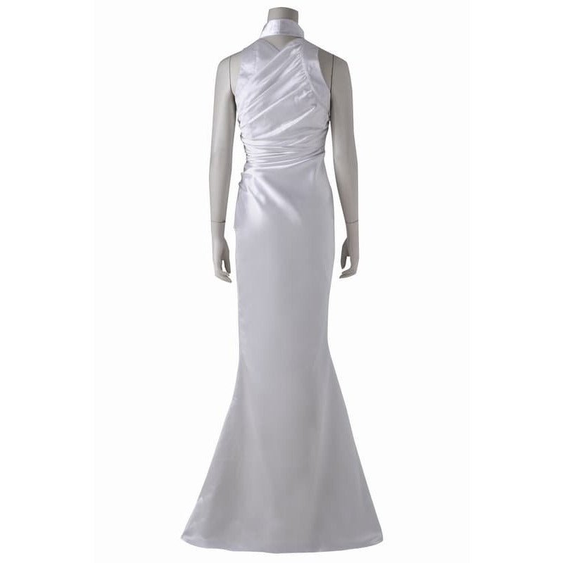 Fantasia de Cosplay Lunafreya Nox Fleuret do Jogo XV - Vestido Branco Elegante para Festas de Halloween - Estrela Cosplay