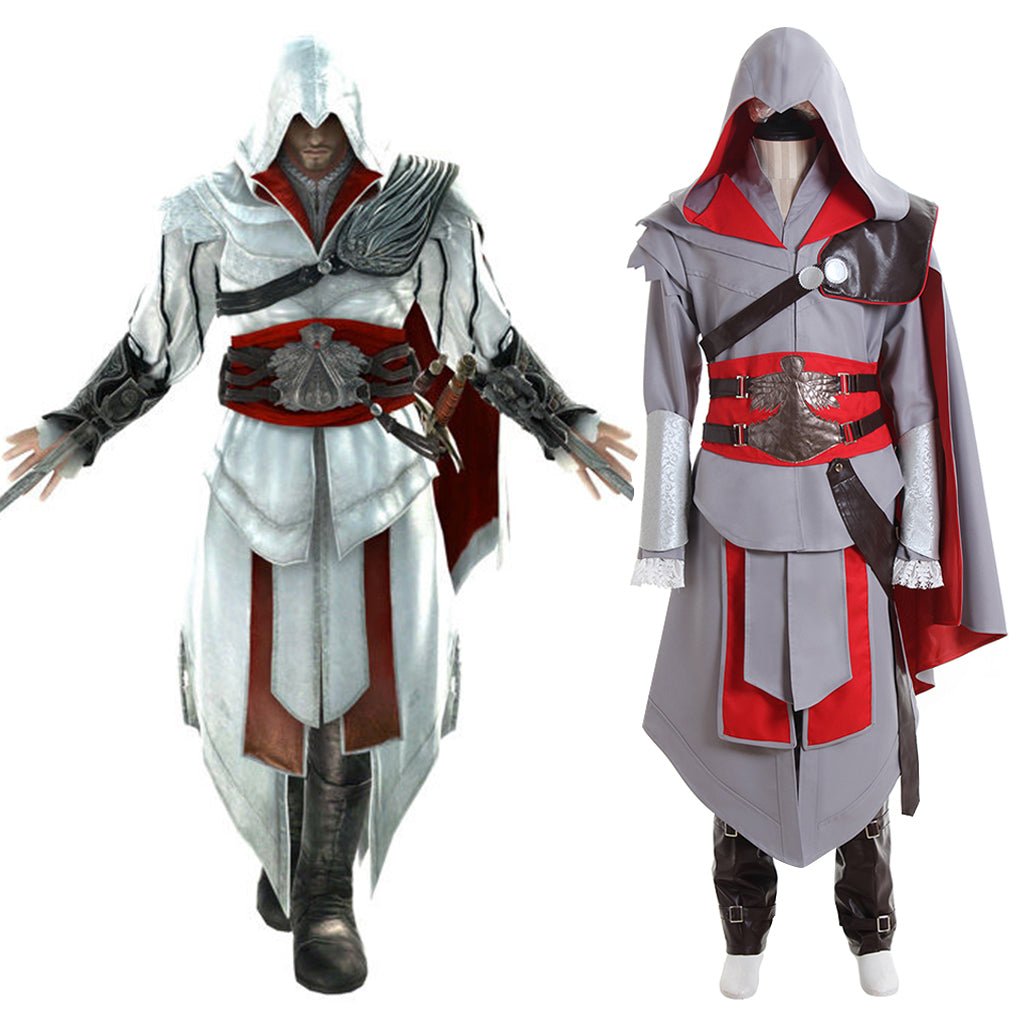 Fantástico Traje de Cosplay Ezio Connor Assassin's Creed | Roupa Inspirada no Jogo - Estrela Cosplay