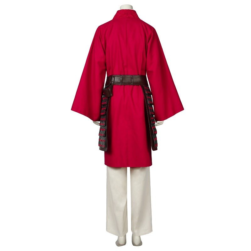 Fantasia de Mulan - Traje de Batalha do Exército Conjunto Completo para Mulheres - Estrela Cosplay