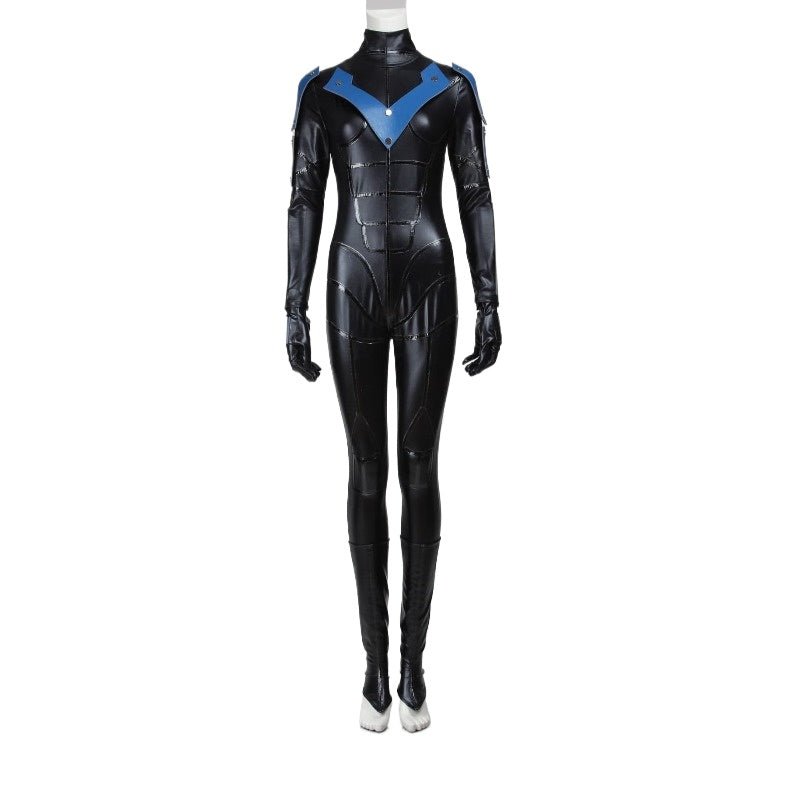 Fantasia Cosplay Arkham City Dick Grayson Nightwing Bodysuit para Halloween - Estrela Cosplay