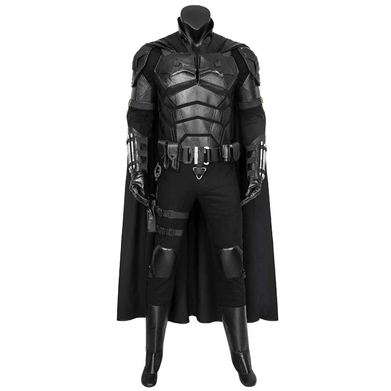 Traje de Cosplay de Couro PU Versão Filme The Batman para Halloween e Festas - Estrela Cosplay