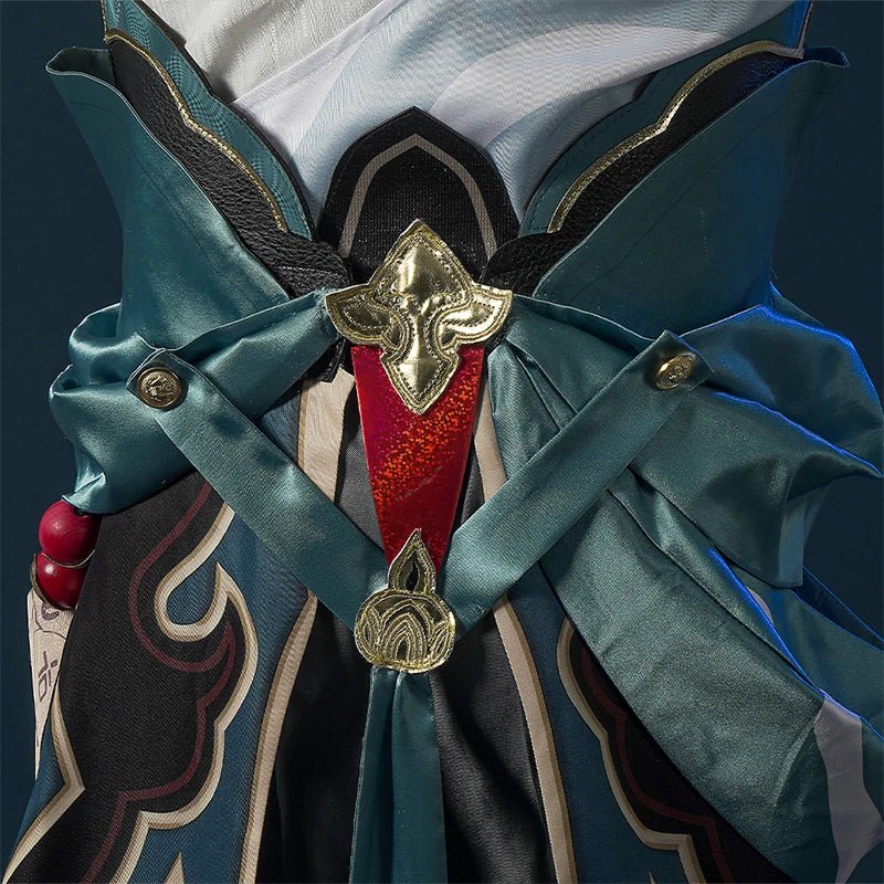 Fantasia de Cosplay Honkai Star Rail Jovem Dragão Frio DanHeng com Chifre de Dragão - Traje Antigo Masculino - Estrela Cosplay