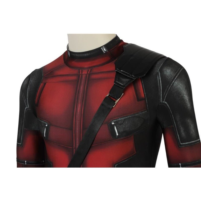 Traje de Cosplay Daredevil Deadpool Matt Murdock 3D Spandex Fantasia de Halloween - Estrela Cosplay