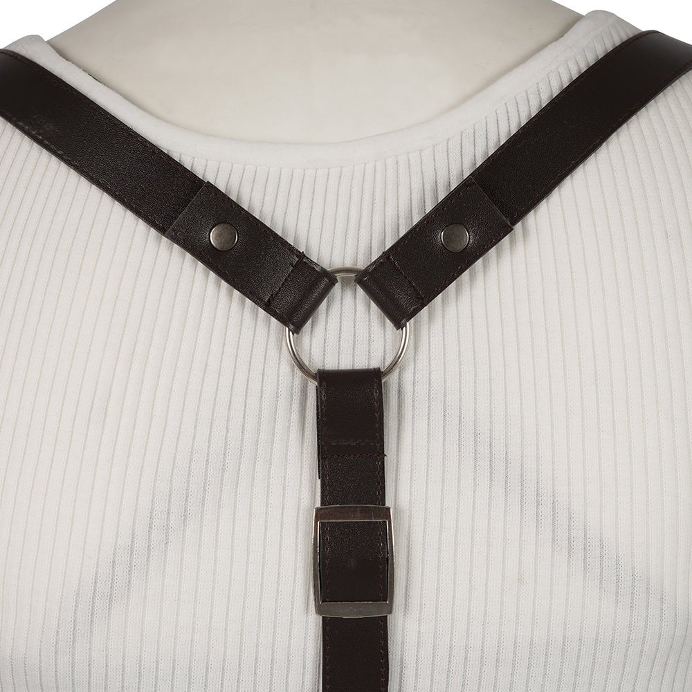 Fantasia Cosplay Tifa Lockhart Final Fantasy VII Remake - Traje de Jogo de Alta Qualidade - Estrela Cosplay