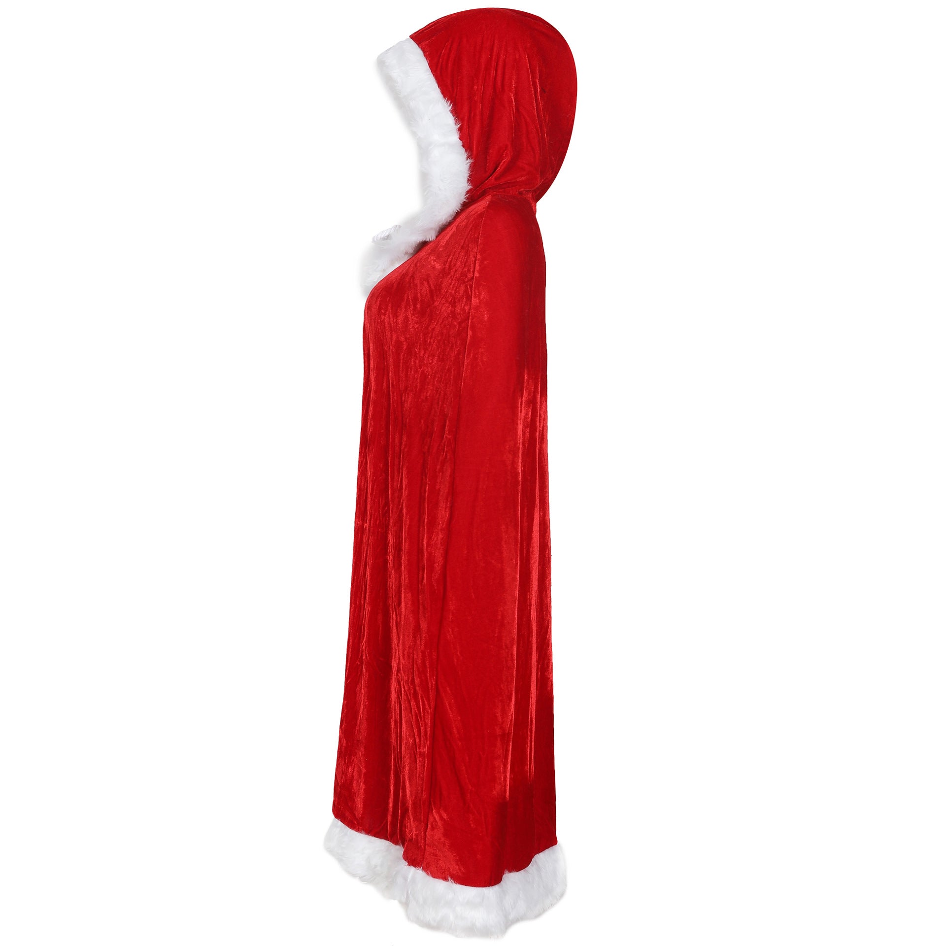 Vestido capa vermelho feminino, roupas de Natal, roupas de jogo, fantasias de festa de Natal - Estrela Cosplay
