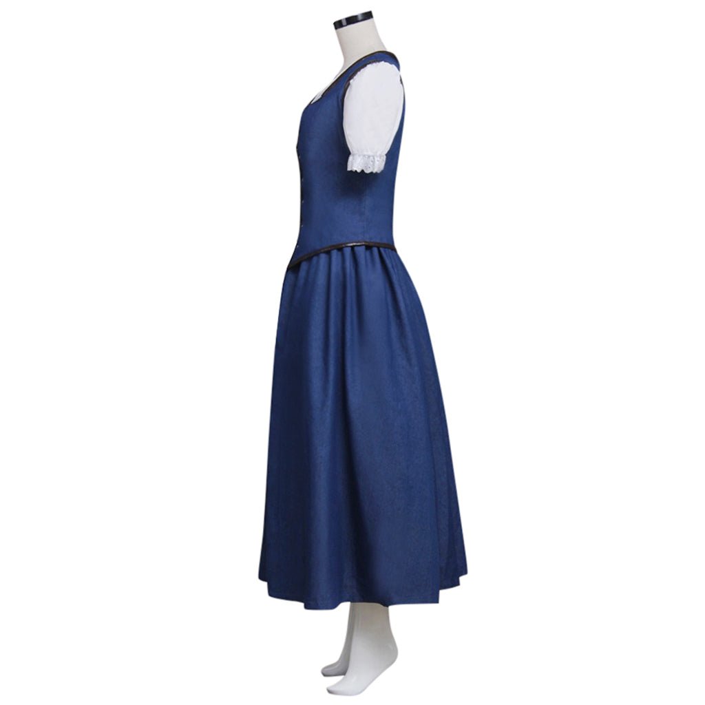 Vestido de Cosplay Belle Era Uma Vez para Mulheres Adultas - Perfeito para Halloween e Carnaval - Estrela Cosplay