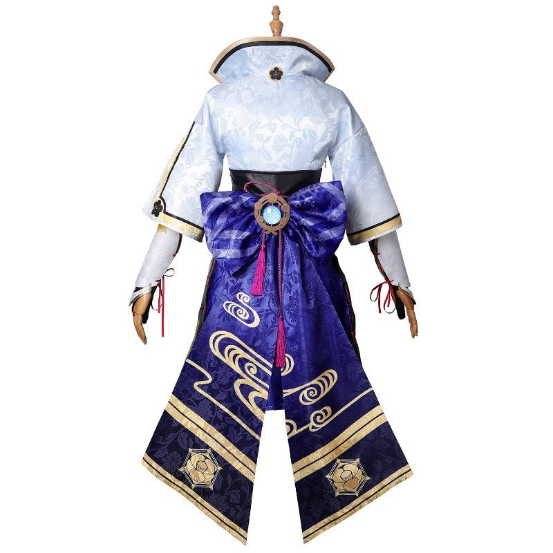 Fantasia de Cosplay Kamisato Ayaka Genshin Impact - Conjunto Completo para Halloween e Role Play - Estrela Cosplay