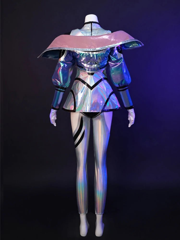 Fantasia de Cosplay Seraphine Battle Dove LOL Anima Squad - Traje de Halloween Feminino - Estrela Cosplay
