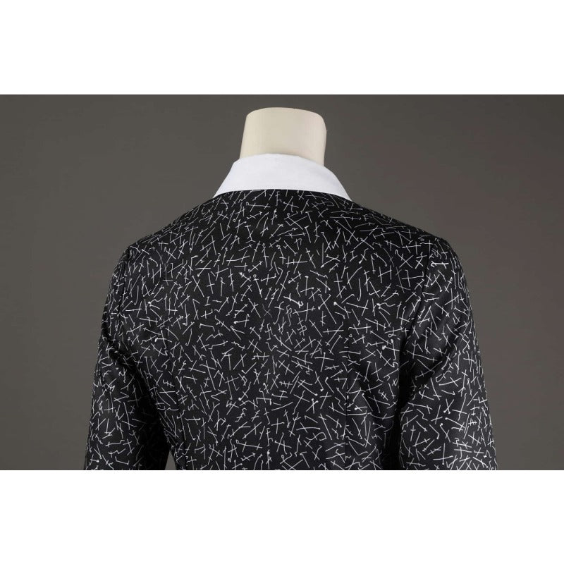 Fantasia Wednesday Addams - Traje Gótico da Família Addams para Halloween - Estrela Cosplay