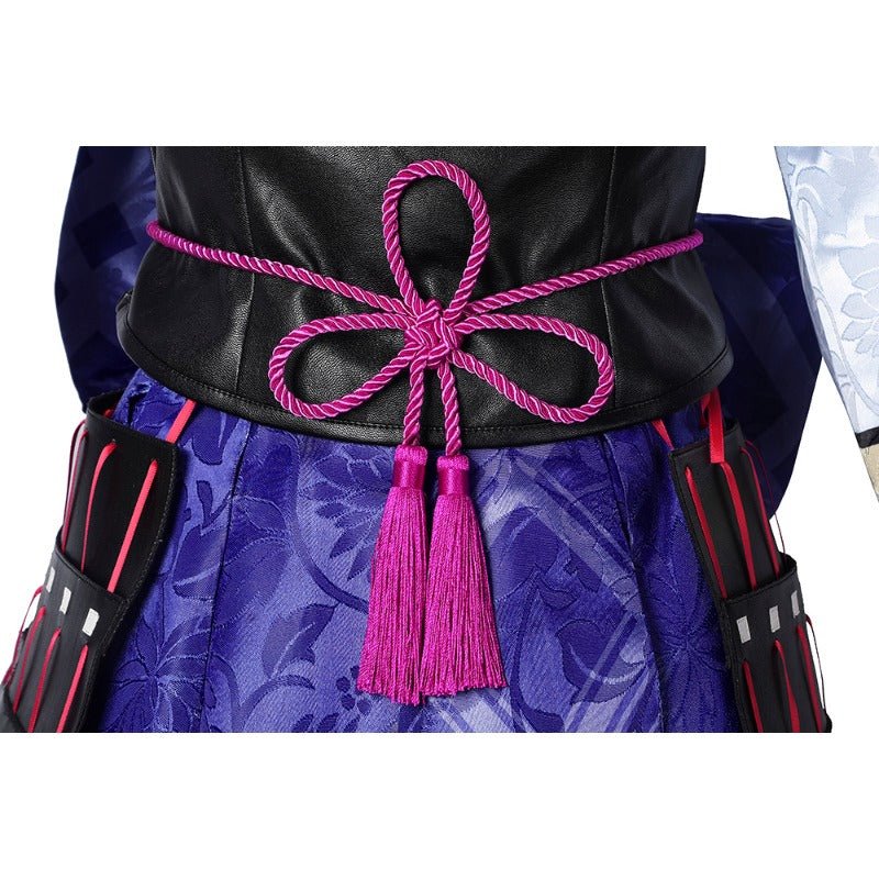 Fantasia de Cosplay Kamisato Ayaka Genshin Impact - Conjunto Completo para Halloween e Role Play - Estrela Cosplay
