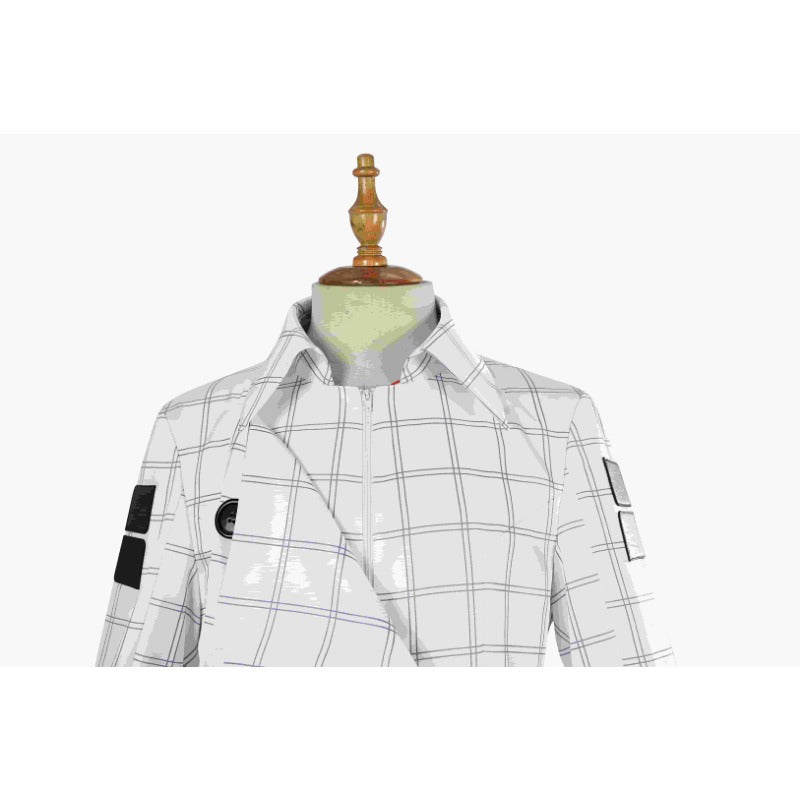 Fantasia de Sephiroth de FF7 Ever Crise - Casaco Branco de Alta Qualidade para Halloween e Festas - Estrela Cosplay